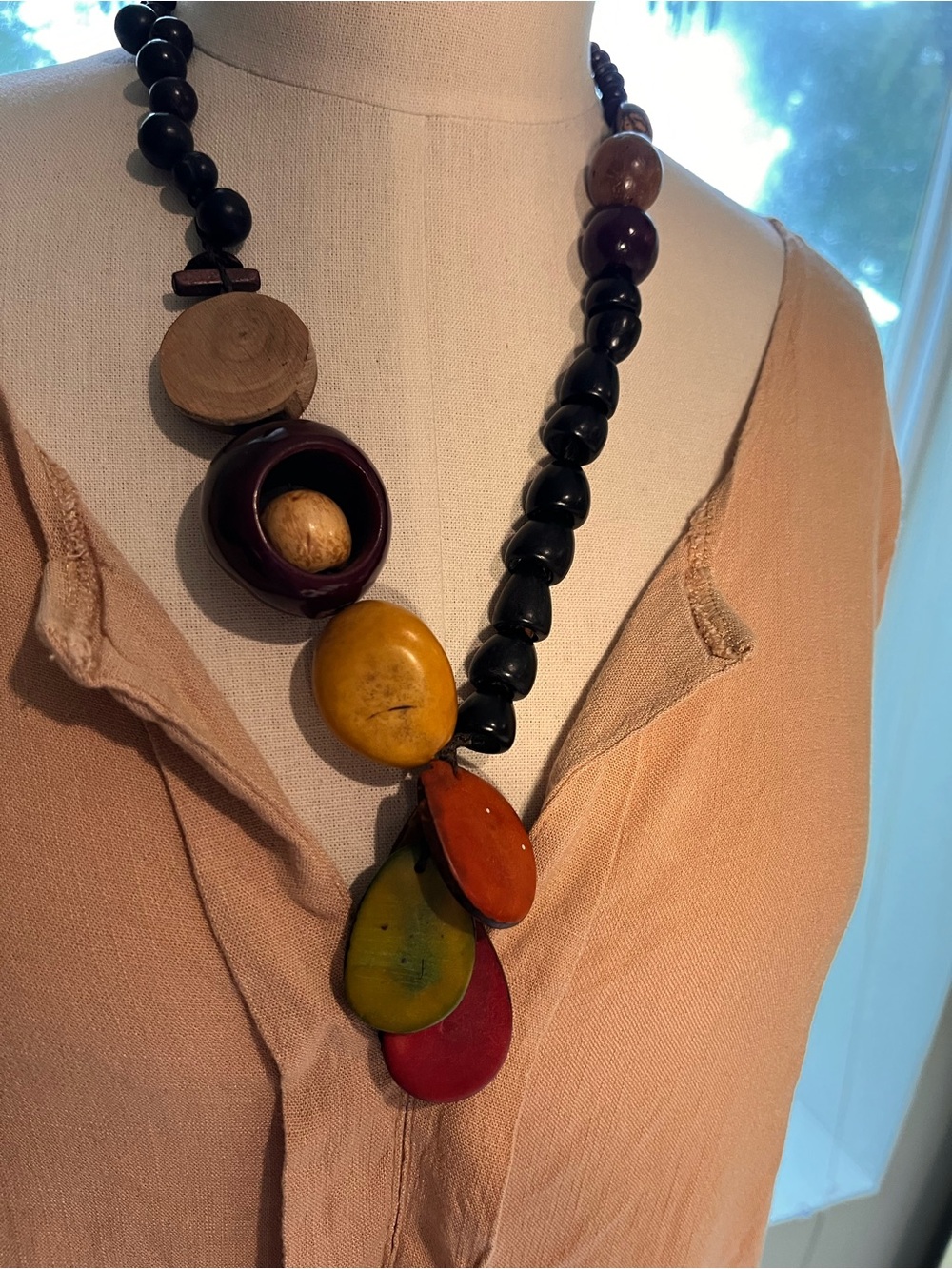 Handcrafted Multicolor Statement Necklace - Women Jewelry